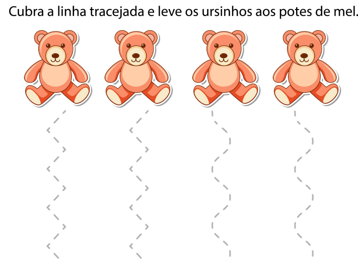 Cubra a Linha Tracejada