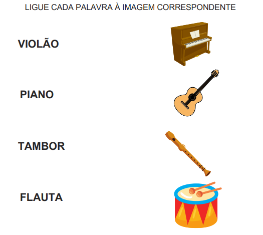 Atividade de Associação Para Crianças Autistas