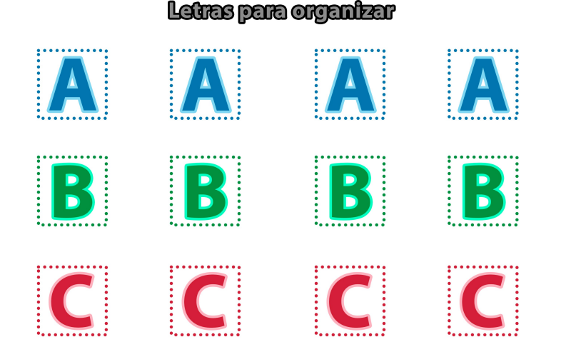 Organização das Letras