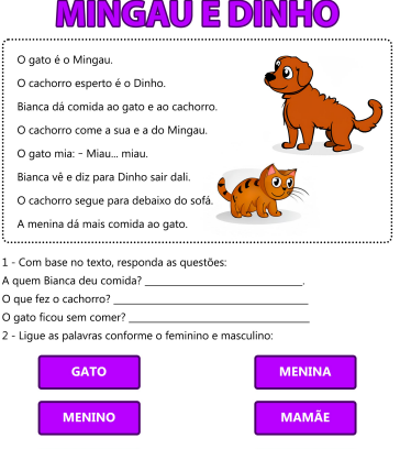 Apostila de Alfabetização com Texto