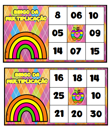 Jogo Lúdico: Bingo da Multiplicação