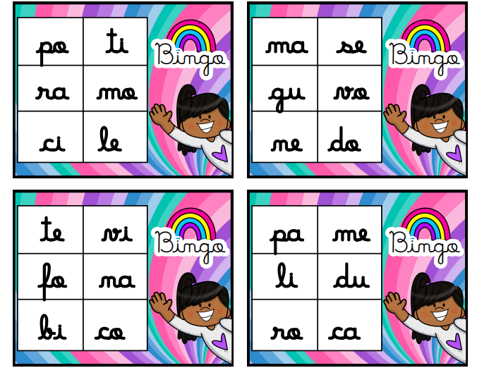 Bingo das Sílabas Simples